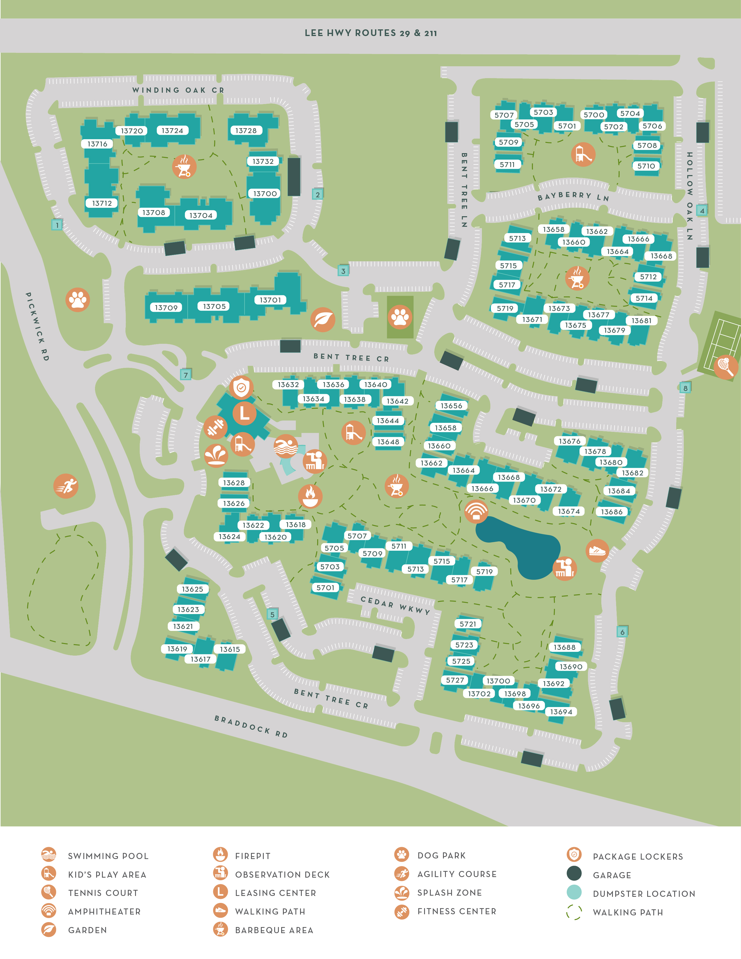 Bent Tree Apartments Centreville, VA Floor Plans